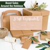 25 4x9 Rustic Blank Gift Certificates For Business Gifts For