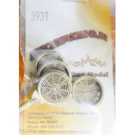 Precision Scale HO #3931 Housing, 48" Dia. Fan, EMD Dynamic Brake (Brass)