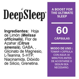 Pastillas Para Dormir Profundamente 100% Naturales 60 Caps.