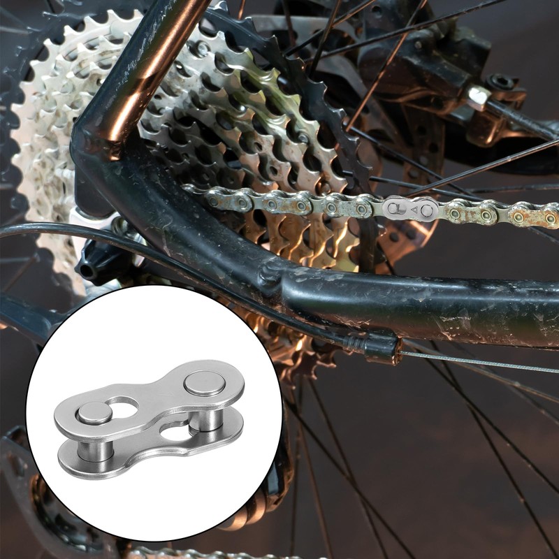 10 Pairs Bicycle Missing Link for 6/7/8 Speed Chains Reusable