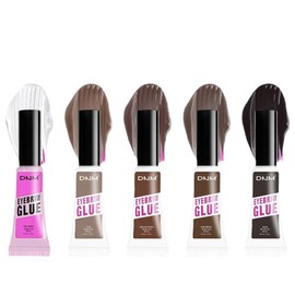 New Eyebrow Gel, Long-lasting Waterproof Shaping Eyebrow Gel, Natural Long-lasting Eyebrow Dye Makeup Natural 3D Fiber Eyebrow Dye Cream Multi-color Long-lasting Natural Fade-resistant Fade-resistant