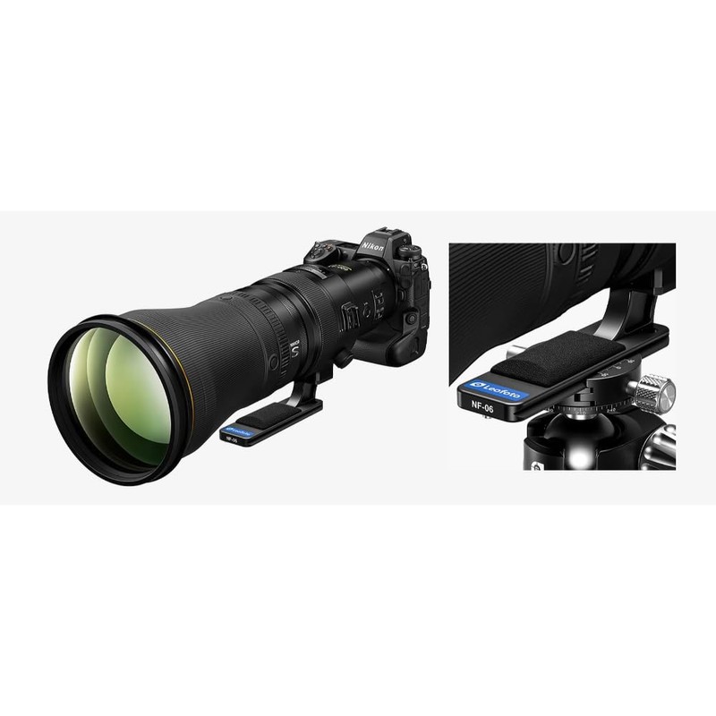 Leofoto 037621 Tripod Accessory NF-06 Lens Foot for Nikon Super