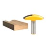 2-3/4 Inch Diameter Horizontal Crown Router Bit 1/2-Inch Shank Router
