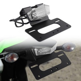 Xitomer Fender Eliminator Fit for KLX 230R 2020-2024 Tail Tidy Fit for KLX230R License Plate Holder with Tail light/License Plate Light (Clear)