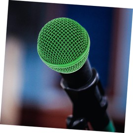 OFFSCH 4pcs Colored Microphone Accessories Metal Mic Head Microphone Grill Cover Mesh Microphone Grille Mic Cover Microphone Head Mesh Microphone Grill Head Supplies Replace