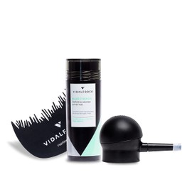 VidalForce. Hair Powder Ash Brown Full Pack (Applicator + Hair Line Optimiser + Pouring Hair 30 g) Thick Hair in 20 Seconds I Scattered Hair Waterproof I Hairline Powder