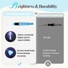 Yarniss Lighted Crochet Hook 5.5mm,Glow in the Dark with Battery