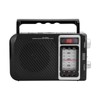 Multifunction Radio with LED Light Speaker Support Memory Card MMC