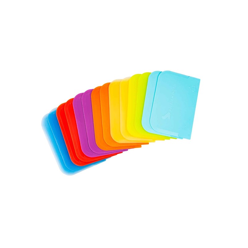Muxel Simple Dough Card, Set of 24 Dough Scrapers, Spatulas