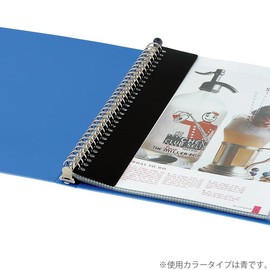 コクヨ ファイル クリヤーブック 替紙式 B5 26穴 18枚 赤 ラ-321R