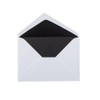 Paper24 Mourning Envelopes White with Black Border 12 x 17.5