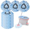 12 Packs Spin Mop Replacement Head, Only Fit for RinseClean
