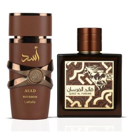 Lattafa Asad Bourbon 100ML & Qaed Al Fursan Untamed 90MLby Lattafa  (Bundle)