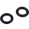 400 Pieces Black Nitrile Rubber O Ring Seals Washers 12