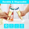 Bgtecho 100 Pack Plastic Champagne Flutes, 4.5 Oz Clear with