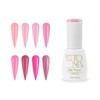 TONES Gel Polish Kit Pink Collection, 8 Vibrant Shades |