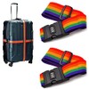 2 Pack Adjustable Luggage Straps for Suitcases - Baggage Packing