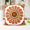ZUODU 45cmx45cm Embroidered Cotton Decorative Throw Pillow Cover Cushion Case