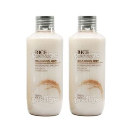 (NS Home Shopping) The Face Shop Rice & Ceramide Emulsion 150ml x 2 ea. 32661137 / (NS홈쇼핑)더페이스샵 라이스 앤 세라마이드 에멀전150mlx2개32661137