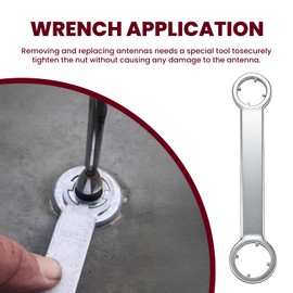 ETZ Antenna Removal Tool and Nut Wrench Set, 2 Pieces