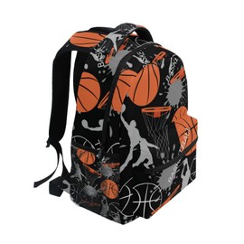 AUUXVA - Mochila deportiva de baloncesto escolar para niños y niñas, 16 pulgadas, mochila escolar para portátil, bolsa de viaje, Varios colores, 40.5(L) x 17.5(W) x 29(H)