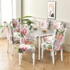 Fuloon Chair Covers for Dining Room 4 Pack, Printed Stretch