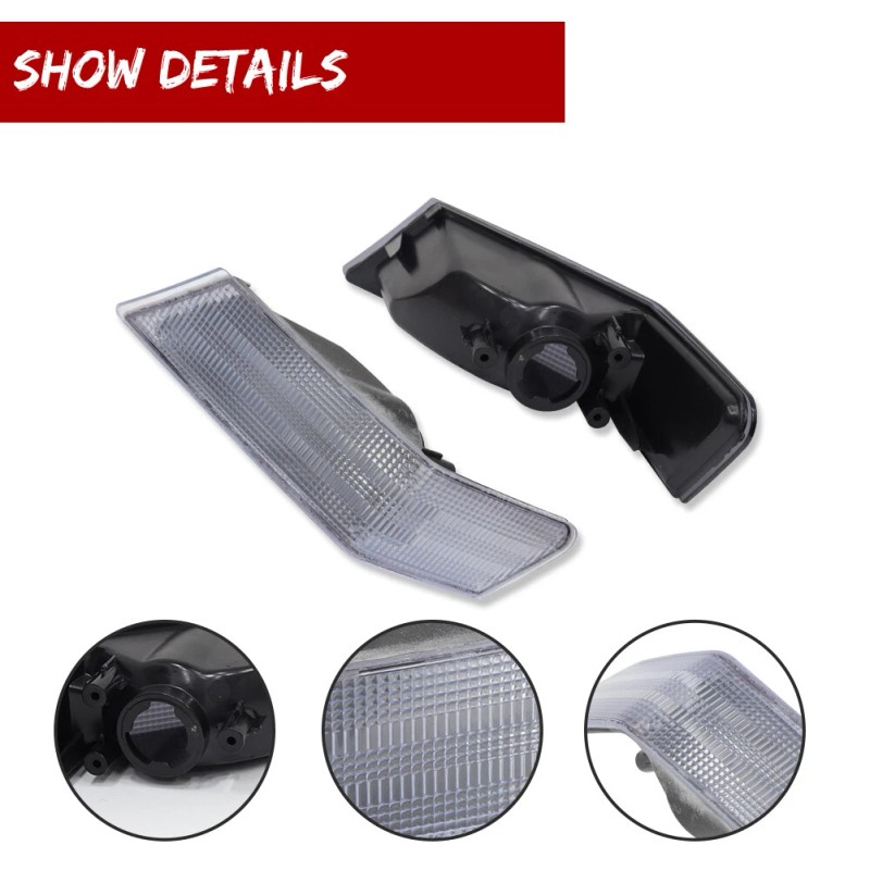 GTINTHEBOX Turn Signal Directional Lamp Front Set Parking Light Pair