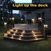 Phereu Solar Deck Lights Outdoor, 16 Pack Step LED Waterproof