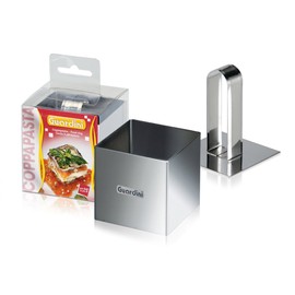 6cm Square Food Ring with Press