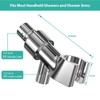 Adjustable Handheld Shower Head Holder, Universal Shower Hose and Shower