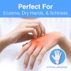 CARA Guantes de algodón eccema hidratantes, medianos, 6 pares
