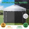 Acepic Canopy Sidewalls for 10x10 Pop Up Canopy, 210D Polyester
