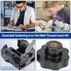 AOBOPLE Soldering Iron Tips for Threaded Inserts Set 80W LED