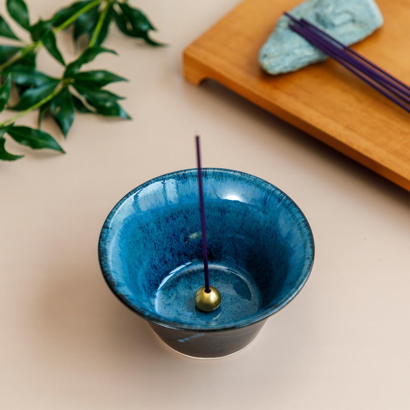 Asayu Japanese Incense Holder for Sticks 4.1 inch (105mm), Traditional