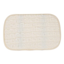 HEROFFIX Car Center Console Cover Car Armrest Cover 11.81"x7.87"x0.39" White Cotton