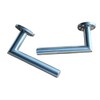 Lever Handle, 19mm Approved Bolt Through Lever Handle on Rose,