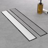 Linear Shower Drain, 28 Inch Brushed Nickle 304 Stainless Steel