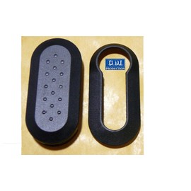 car passion Key Cover Compatible with Fiat 500, Punto Evo, Bravo, Panda, 500L, Lancia Y Ypsilon, Musa, Delta - Black