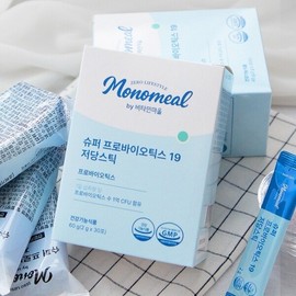 Vitamin Village 비타민마을 모노밀 슈퍼 프로바이오틱스 19 저당스틱 유산균 30포 x 1박스 (총1개월분) Vitamin Village Monomil Super Probiotics 19 Low Sugar Sticks 30 Pack x 1 Box (Total 1 Month Supply)
