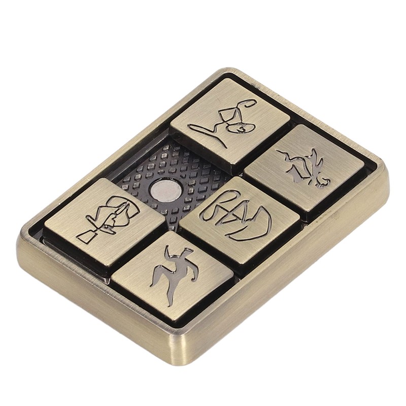 Metal Sliding Toy Special Patterns ​Relieve Stress Anxiety Fingertip Push