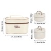 Insulated Lunch Container 304 Stainless Steel Leakproof Portable Round Thermal