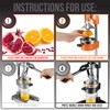 Eurolux Cast Iron Citrus Juicer | Extra-Large Commercial Grade Manual