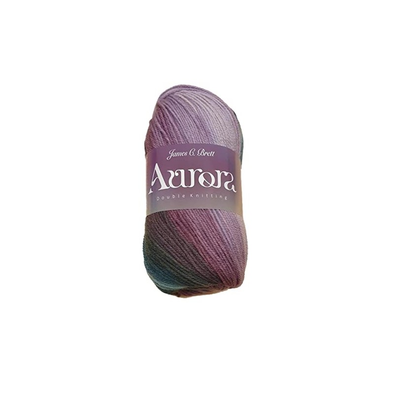 Aurora DK 20% Wool Rainbow Knitting Crochet Yarn (04)