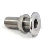 316 Stainless Steel Combo Stainless Steel Thru-Hull Fitting w/Nut with