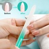 Heemeei Glass Nail File, Double Sided 180/320 Grit Glass Nail