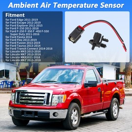 X AUTOHAUX No.AU5Z-12A647-B/AU5T-12A647-AC Ambient Air Temperature Sensor Kit for Ford F-150 2011-2017 Air Charge Temperature Sensor for Ford Escape 2013-2021