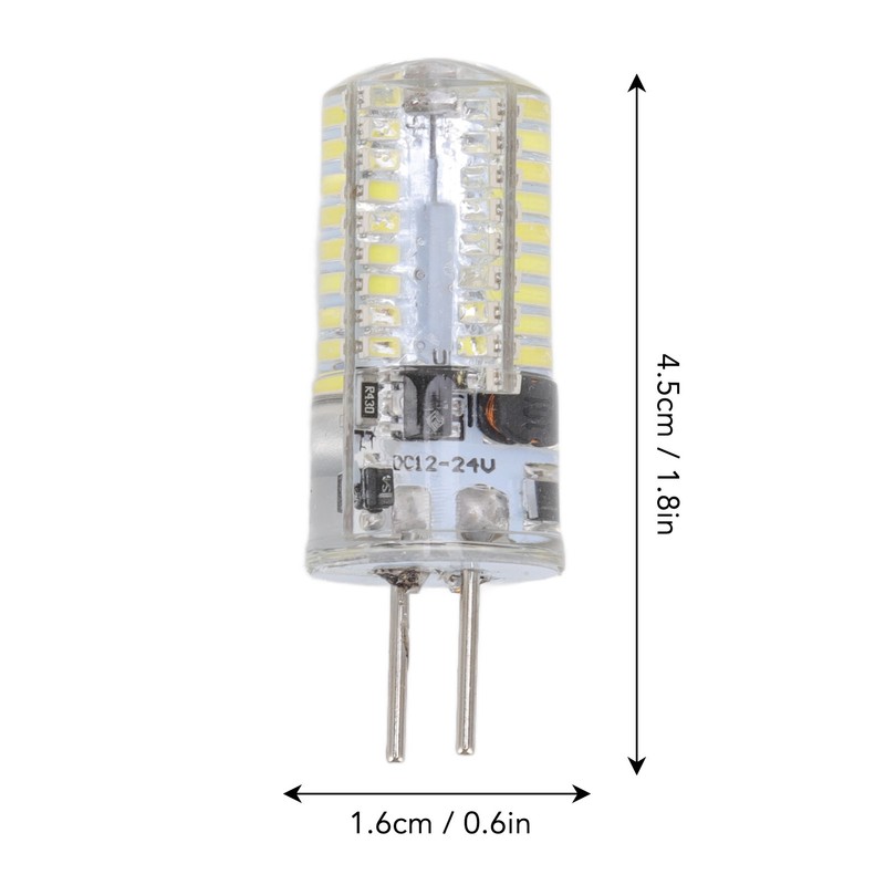 6Pcs GY6.35 LED Bulbs 5W AC 12V Warm White 2700