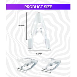 RACOONA 20PCS Car Clips,Metal Retainer Clips,Car Dash Dashboard Console Trim Metal Retainer,Car Accessories Car Front Console Dash Dashboard Trim,Metal Dash Retainer Clips Replacement (Silver)