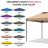 10x10 Pop Up Canopy Replacement Top Cover with Air Vent