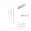 Mikinona 3pcs Stainless Steel Fish Bone Tweezers Kitchen Tweezers for